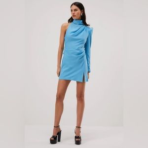 MISHA Romeo dress, aegean blue dress, Small